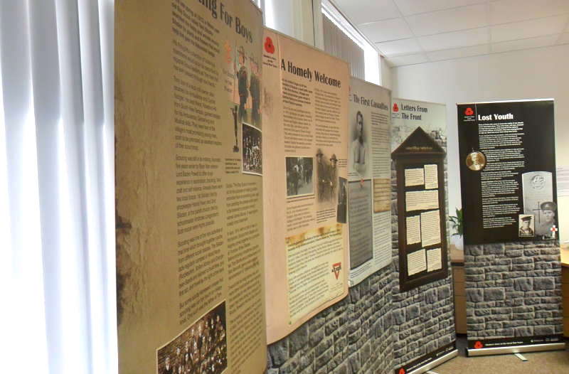 Exhibition at Bradford Mechanics Institute Library